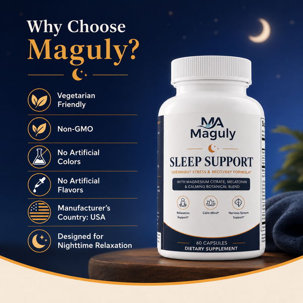Sleep Support Supplement Facts Panel